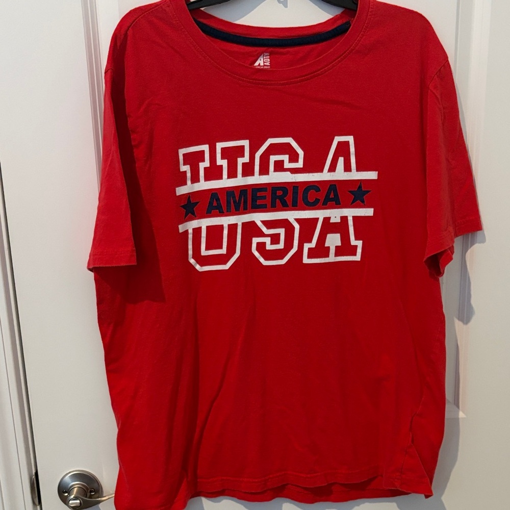 American Dream Red USA America Men's Tee